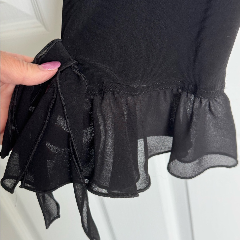 Joseph Ribkoff Black Cropped Pants - Picture 3 of 5